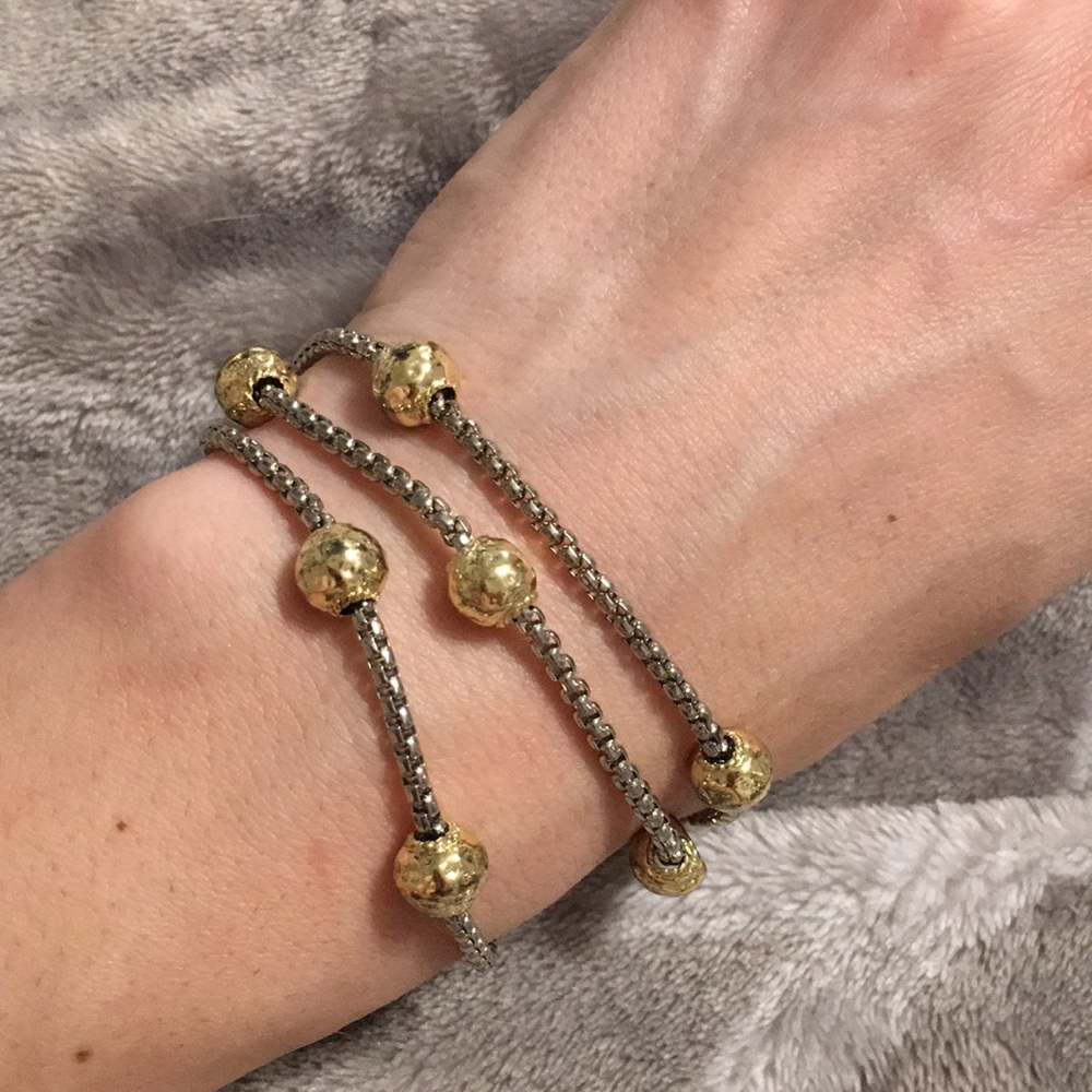 Gold/silver tone bracelet